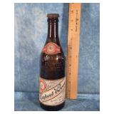 AMBER GLASS FINKE-UHEN EXPERT BEER BOTTLE