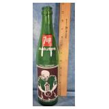 1978 COMMEMORATIVE GLASS 7-UP JCHS FOOTBALL BOTTLE
