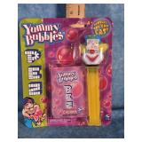 2002 PEZ YUMMY BUBBLES CLOWN BUBBLE WAND SET