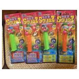 FOUR SOURZ PEZ CANDY & DISPENSERS 2002