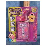 2002 PEZ YUMMY BUBBLES PEZ-A-SAUR BUBBLE WAND SET