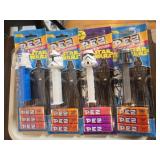 FOUR STAR WARS PEZ CANDY & DISPENSERS 1997