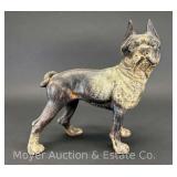 Cast Iron Dog Door Stop, 9"h