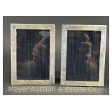 Pair of Matching Tiffany & Co. Sterling Silver Picture Frames, 3.5"x5" Overall
