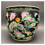 Chinese Fish Bowl, Hand Painted, Made in China, 14"w x 12"h
