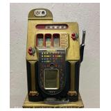 Mills 10 Cent Slot Machine with Stand, Antique, Working, Extra Back & Key