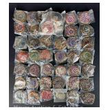 (50) Asst. Hand Made Medallions, Made in India, 2.25"w