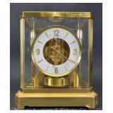 LeCoultre Atmos Swiss Mantle Clock, 8"x6.5"x9"h