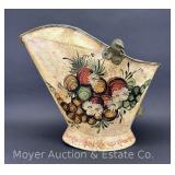 Hand Painted Coal Scuttle