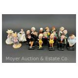 (18) Asst. Royal Doulton Miniature Figurines, Approx. 4"h