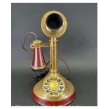 Franklin Mint 150th Anniversary Alexander Graham Bell Telephone, 13"h