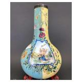 Hand-painted Vase, 11.5"h