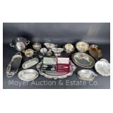 Group of Asst. Silver-plate Servingware