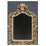 Victorian Bacchus Mirror, Metal, 19"x13.5"