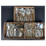 Group of Asst. Silver-plate and Serving Utensils