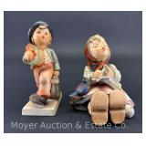 (2) Hummel Figurines: "Happy Pastime" 69 and "Merry Wanderer" 112/0