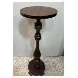Antique Mahogany Plant Stand, 35"h x 12"w