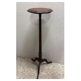 Antique Mahogany Plant Stand, 42"h x 12"w