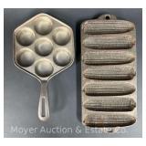 (2) Cast Iron Baking Pans