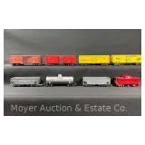 (8) American Flyer S Gauge Freight Cars