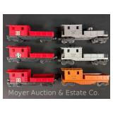 (6) Lionel Work Cabooses