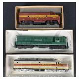 (3) Athearn HO Scale Locomotives, with Original Boxes