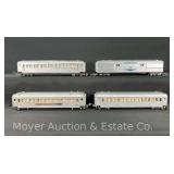 (4) American Flyer S Gauge Passenger Cars, 1 Appears Repainted