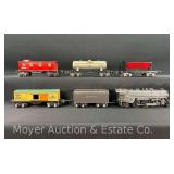 Lionel 1666E Locomotive with Tender and 4 Freight Cars