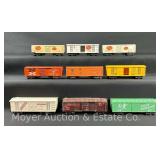 (9) American Flyer S Gauge Box Cars