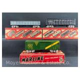 (3) Marx Tin Plate Freight Cars, with Original Boxes