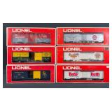 (6) Lionel Freight Cars, with Original Boxes