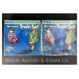 (2) Marx Mechanical Train Sets, with Original Boxes