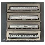 (4) Spectrum HO Scale New York Central Passenger Cars, with Original Boxes