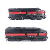 Lionel No. 2031 Rock Island AA Diesel Locomotives, Powered and Non-powered Units