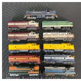 (5) Asst. HO Scale Locomotives with (6) Non-powered Units