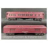 (2) Williams Luxury Lines Passenger Cars, No. 2628 Baggage Express and No. 2623 Manhattan Coach