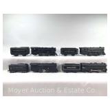 (4) Marx Steam Locomotives with 4 Tenders