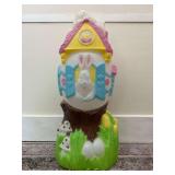 Springtime Bunny Blow Mold, TPI, with Cord, 31"h