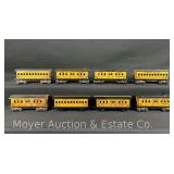(8) Marx St. Paul and Pacific Tin Plate Passenger Cars
