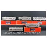 (5) Lionel Illuminated Pullman Cars: No. 2436, (2) 2435, 2434 and 2432, 4 with Original Boxes