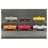 (6) Lionel Tank Cars