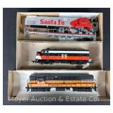 (3) Athearn HO Scale Locomotives, with Mismatched Boxes
