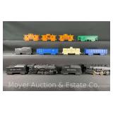 (2) Marx Freight Sets, with No. 490 Steam Locomotives
