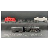 Lionel 1655 Steam Locomotive with Tender and 3 Freight Cars