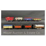 Marx Canadian Pacific Steam Locomotive and Tender with 5 Freight Cars