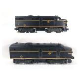 Lionel No. 2032 Erie AA Diesel Locomotives, Powered and Non-powered Units