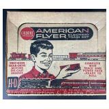 Gilbert American Flyer Set Box with Asst. HO Scale Engine, Freight Cars, & Track, Unknown Completion