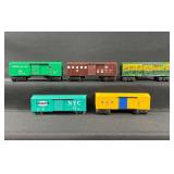 (5) K-Line Box Cars
