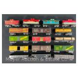 (16) Asst. Marx Tin Plate Freight Cars