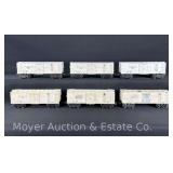 (6) Lionel Refrigerator Cars, with Milk Platform